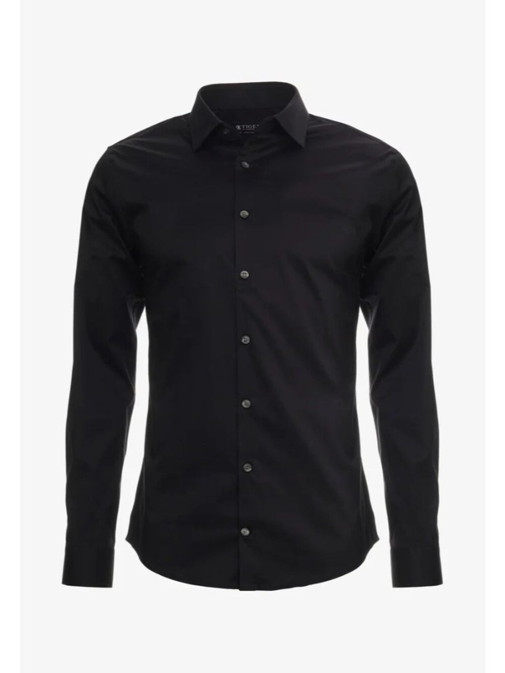 Tiger of Sweden Mens Black Button Down Long Sleeve Slim Fit Size 39 *LIKE NEW!